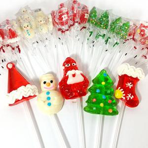 크리스마스 롱스틱 막대사탕 100개입 1봉 캔디 크리스마스 사탕 선물용