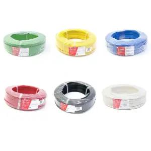 국산 HIV 전선 2.5SQ 단선 100m 롤단위 전기선 전기자재 재단판매 케이블