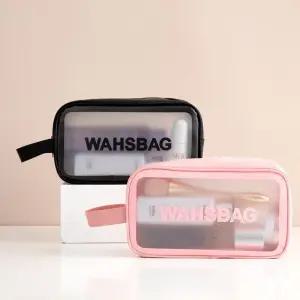 투명 화장품파우치 방수 워시백 세면백 /여행세면파우치/여행용투명파우치/소품정리파우치/다용도파우치