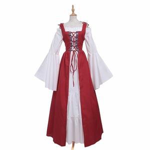 알프스소녀 드레스 공주풍 빈티지 빅사이즈 중세시대 원피스