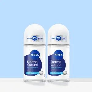 [_뷰티] 데오드란트 롤온 더마 컨트롤 퓨어 센서티브 무향 50ml X 2개