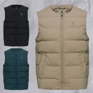 [블랙야크](강남점)25년신상 남성 등산/일상 경량패딩조끼 헝가리구스 롯지 퀼팅 다운 베스트 1BYVSWU007