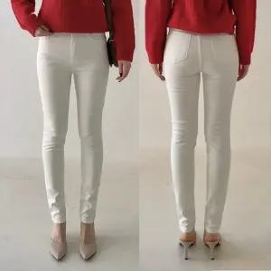 기모 코튼스키니 겨울 하우룩 밴딩 레이온코튼 슬림