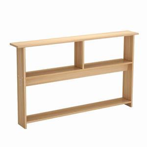 침대 옆 선반 사이드 화이트 책꽂이 120x85x15cm / 우드 1 커스텀샷/가로100 세로10 높이85