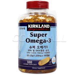 커클랜드 슈퍼오메가3 1229mg x 180정 장용성 캡슐 코스트코