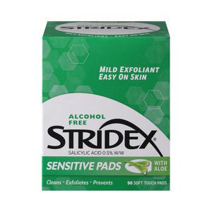 스트라이덱스 센스티브 패드 90매 핌플 모공 각질 블랙헤드 피지제거 클렌징티슈