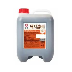 백설 돼지갈비양념장10kg 1개