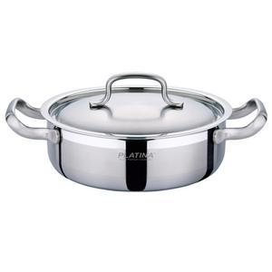 키친플라워 플래티나 누보 통3중냄비 전골냄비 20cm IH 인덕션겸용 안심스텐