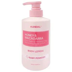 쿤달 허니 앤 마카다미아 퓨어 바디로션 베이비파우더향 500ml