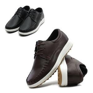 [딕슈] 남성 소가죽 스티치 키높이 단화 로퍼 4cm LFMZ278