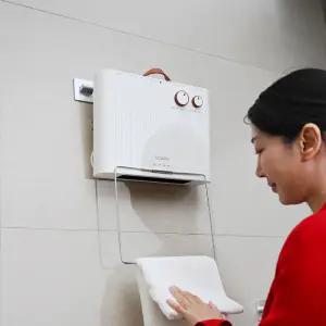 쿠오레 가정용 욕실 화장실 무타공 온풍기 미니 PTC 세라믹 벽걸이 CH-B20W