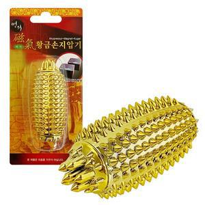 명의 자기 황금 손지압기(6653) 지압볼 마사지 혈침기