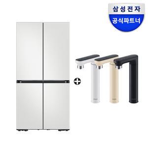 삼성전자 삼성 비스포크 냉장고 정수기 세트 키친핏 양문형 클린화이트 직수 빌트인 RM70F63R2A+RWP54120BF