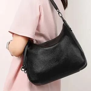 다빈치 소가죽 숄더백 a03956