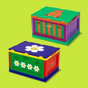 [위글위글] 폴딩 박스 2종 오픈형 리빙박스 옷 정리함 수납정리함 보관함 수납함 SPHPCNFL356W 387909