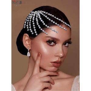 라인 댄스 머리핀 악세사리 라틴 스포츠댄스 머리장식