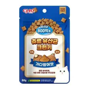 이나바 츄르 유산균 크런키 가다랑어 60g (TSC-202K)