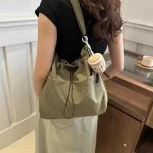 복조리백 캔버스백 숄더백 크로스백 남여공용 여행 가방 학생 남성