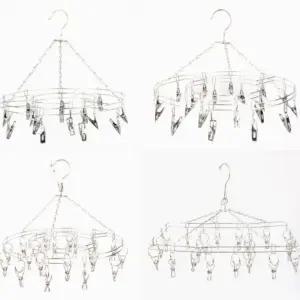 스텐 빨래 집게 건조대 아기옷 손수건 양말 속옷 걸이