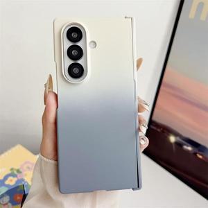 삼성 Z 폴드7 케이스 얇은 무광 슬림 PC 폴딩 갤럭시 7 6 5 4 3 충격 방지 캔디 백 커버