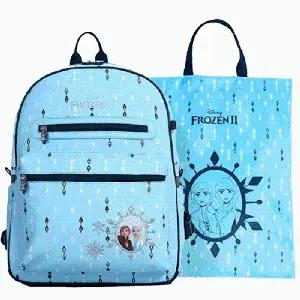 겨울왕국 신학기책가방세트 스카이블루