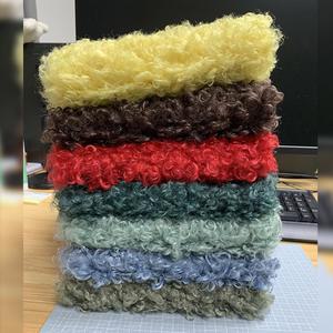 원단스와치 테디 플러시 부드러운 과립 DIY 수제 소재 의류 양털 원단 새로운 40x45cm