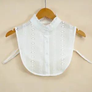 목만있는 차이나카라 이너셔츠 플리츠 페이크 이너카라 레이어드 넥카라 카라 차이나 레이스카라 넥케이프