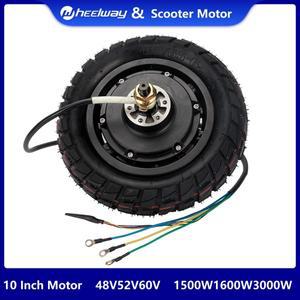 10인치 듀얼 드라이브  모터 52V60V1600W3000W 강력한 스쿠터 허브 디스크 브레이크 브러시리스 진공 타이