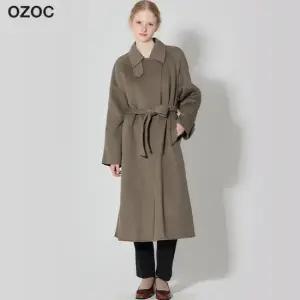 오조크 핸드메이드 베이직 울 코트