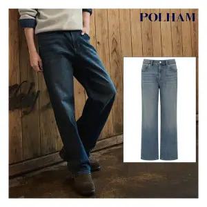 폴햄남성 컴포트 기모 와이드핏 데님 팬츠PHF4DP1039