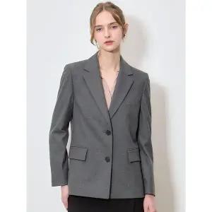 [하프클럽/]엣지있는 클래식 투버튼 싱글 재킷 (택가격 338000원)