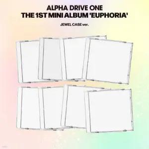 [CD] ALPHA DRIVE ONE - 미니앨범 1집 : EUPHORIA [JEWEL CASE ver.][8종 SET] (ALPHA DRIVE ONE THE 1ST MINI ALBUM 'EUPHORIA' )