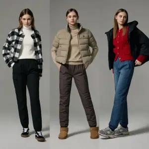 [펠틱스] 여성 패딩 조거팬츠 3종 (F515W-3)