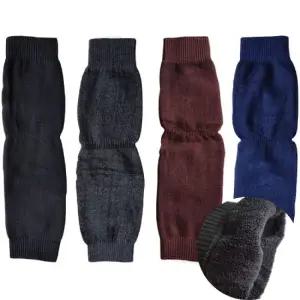 기모 니트 무릎 워머 2개 레그 다리 토시 보온 겨울 종아리 롱
