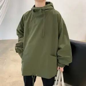 남자 직장인 간절기 캐주얼 출근 룩 후드 아노락 티 (WFFWOJ7)