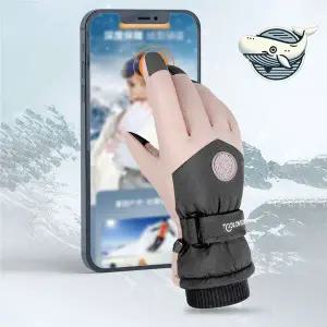 [하프클럽/]겨울 방한터치 장갑 스키 등산용 방수 장갑