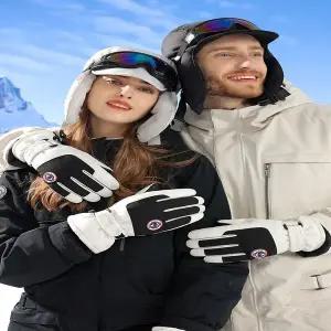 [하프클럽/]방한스키장갑 등산 벨벳안감 보드 방수장갑 겨울 썰매