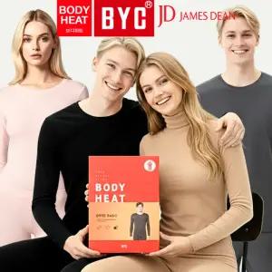 BYC 보디히트 발열 내의 세트 남성 여성 내복 바지 겨울 남자 여자 빅사이즈 순면 기모 타이즈 히트텍 할머니 할아버지 성인 동 한파 보온 두꺼운 얇은 따뜻한 털 융 색깔 반팔 속옷