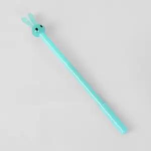 깜찍 토끼 캐릭터 볼펜(0.5mm)(스카이) / 토끼 문구