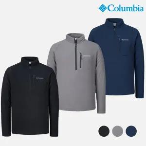 [컬럼비아](천안아산점) 남성 기본 솔리드 하프 집업 플리스 티셔츠 XO6410