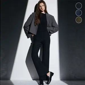 TAGME 세미 와이드 어텀 밴딩 슬랙스 3종 택1