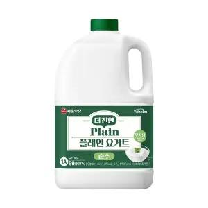 [냉장]서울우유 더진한 플레인 요거트 순수 2.45Lx1개