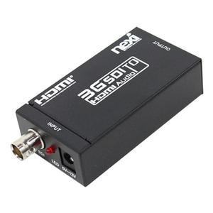 SDI to엣지 HDMI 컨버터 Audio OK NX399 NX-SHC07 블랙