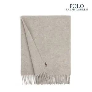 폴로  프린지 버진 울 100 스카프 PC1047 오트밀