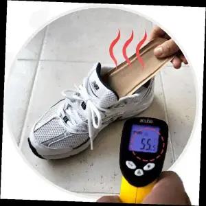 적외선 온도계 신발 발열 측정기 휴대용 비접촉 체온계 가정용 디지털 온도 측정 장비