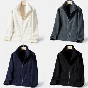 방한 집업 양털 양면 아우터 올인원 후리스 점퍼 자켓 플리스 점퍼