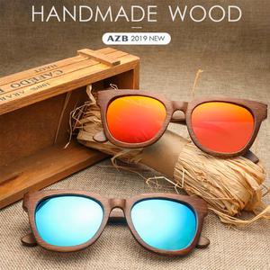 친환경 대나무 선글라스 AZB ZB22 나무선글라스 편광렌즈 초경량 핸드메이드