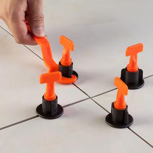 타일 평탄클립 원형 수평클립 타일레벨링 재사용 50개