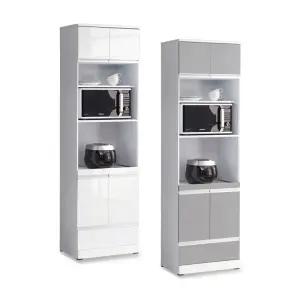 솔트 글로시 2000 서랍형 전자렌지 수납장 mct144