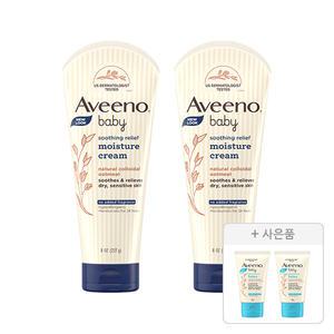 아비노베이비 수딩 릴리프 모이스쳐 크림, 227g, 2개 + 증정(아비노베이비 데일리 로션 30g, 2개)